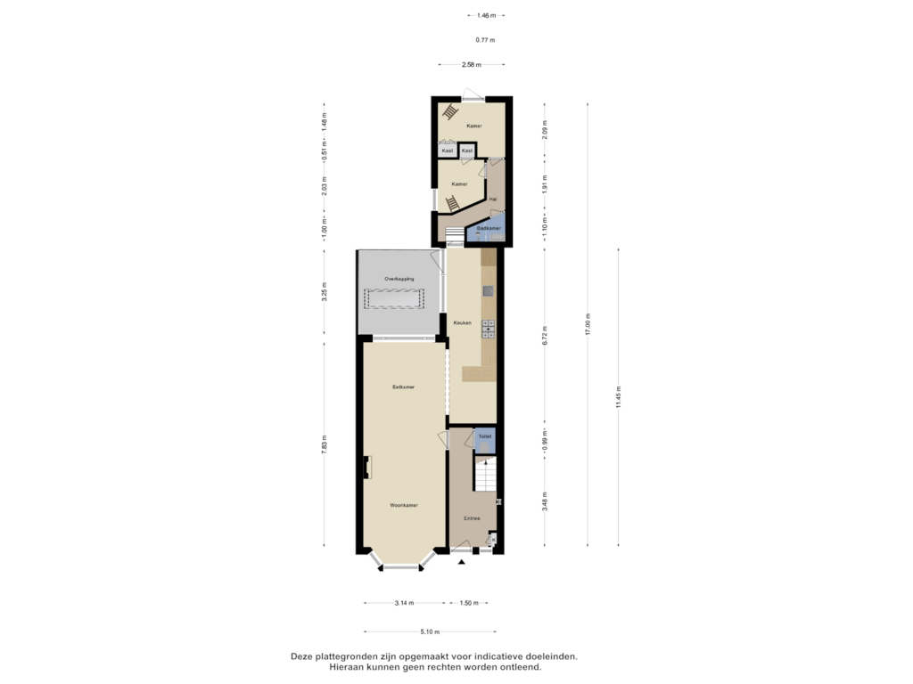 Bekijk plattegrond van Begane Grond van Lindenlaan 12