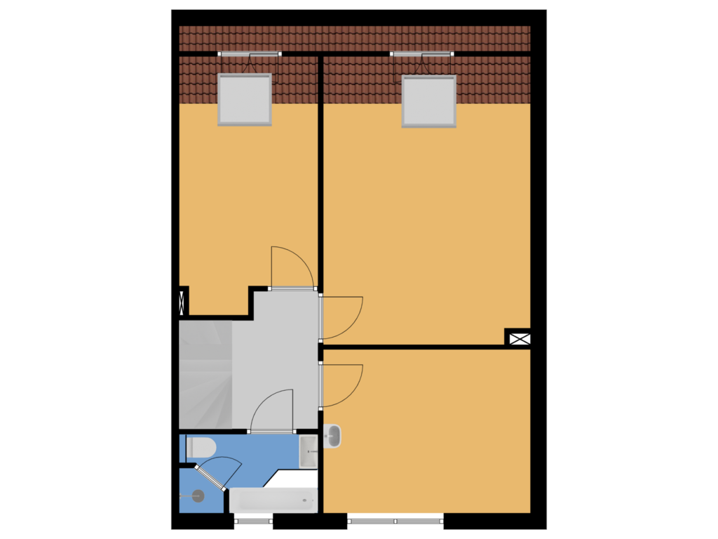 Bekijk plattegrond van 1e verdieping van Cliftwijck 4