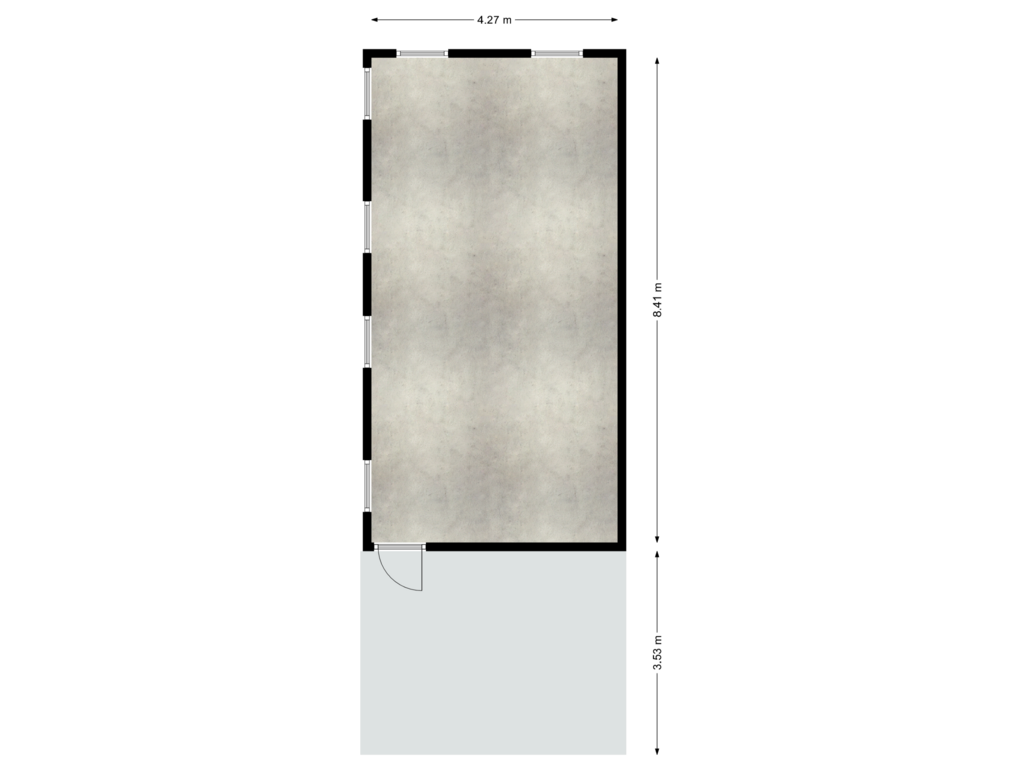 Bekijk plattegrond van Berging 1 van Jan Joostenstraat 16