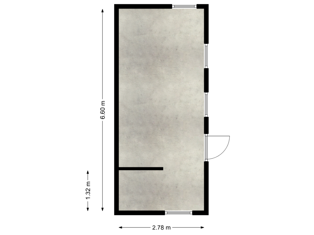 Bekijk plattegrond van Berging 2 van Jan Joostenstraat 16