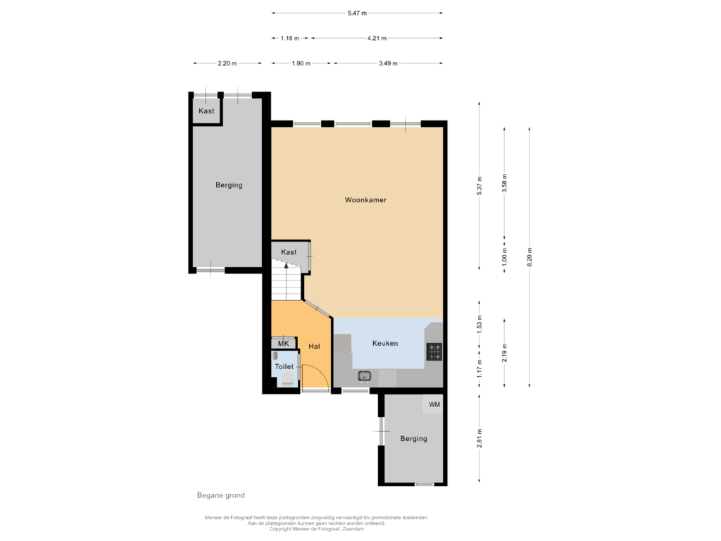 Bekijk plattegrond van Begane grond van Geertje Pel-Grootstraat 39