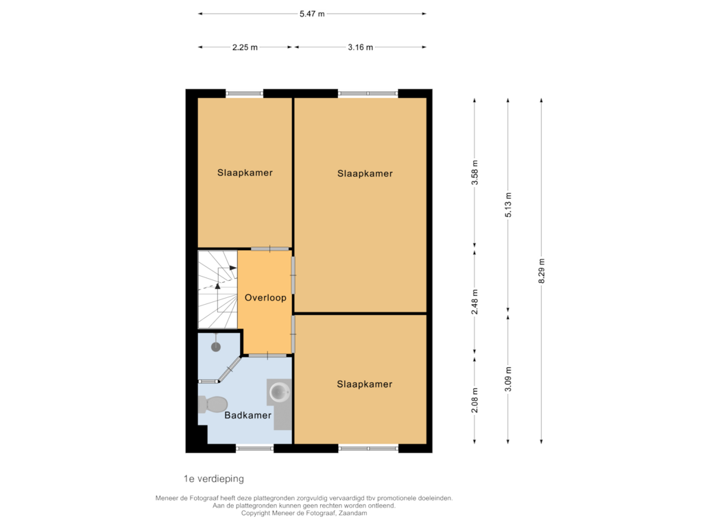 Bekijk plattegrond van 1e verdieping van Geertje Pel-Grootstraat 39