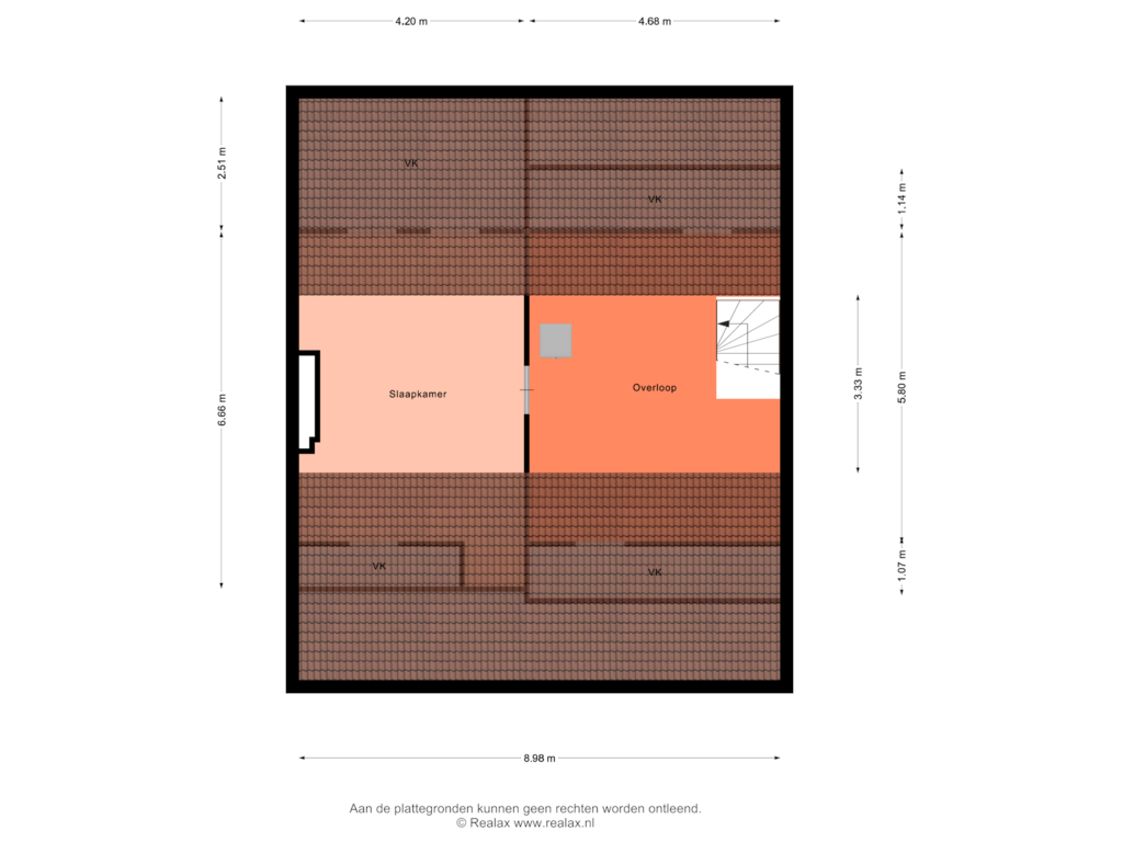 Bekijk plattegrond van Verdieping van Koning Lodewijklaan 586