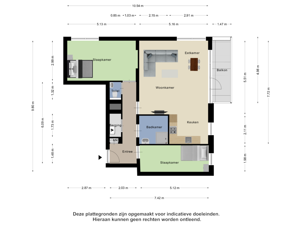 Bekijk plattegrond van Appartement van Fijnjekade 21