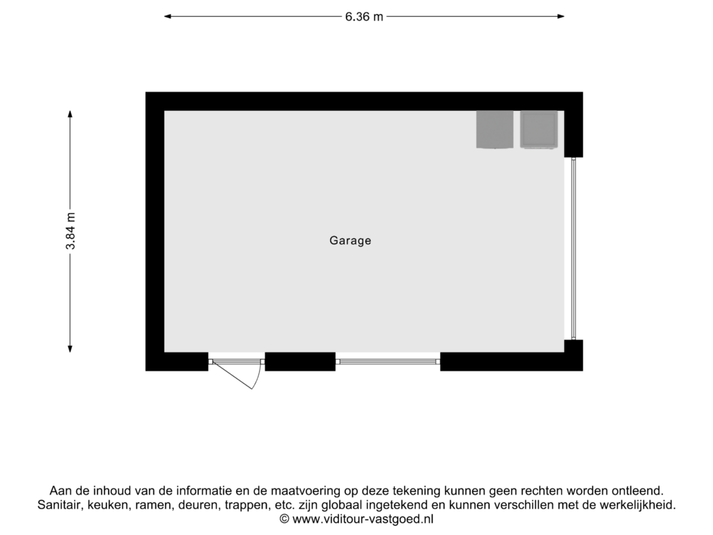 Bekijk plattegrond van Garage van Eikenlaan 29