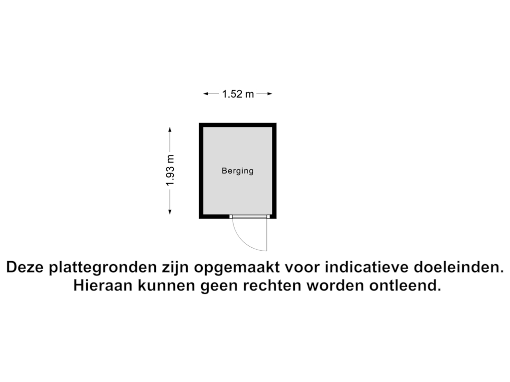 Bekijk plattegrond van Berging van Akkerstraat 15