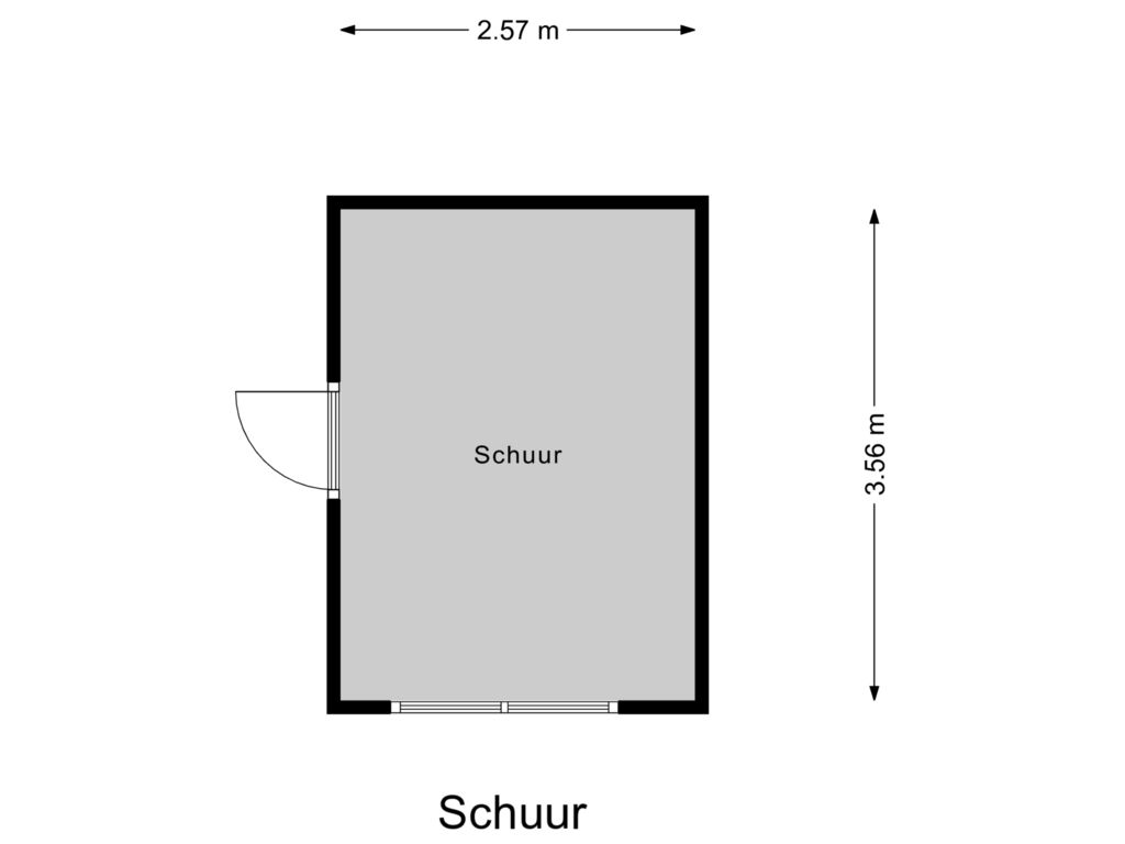 Bekijk plattegrond van Schuur van Sportlaan 86