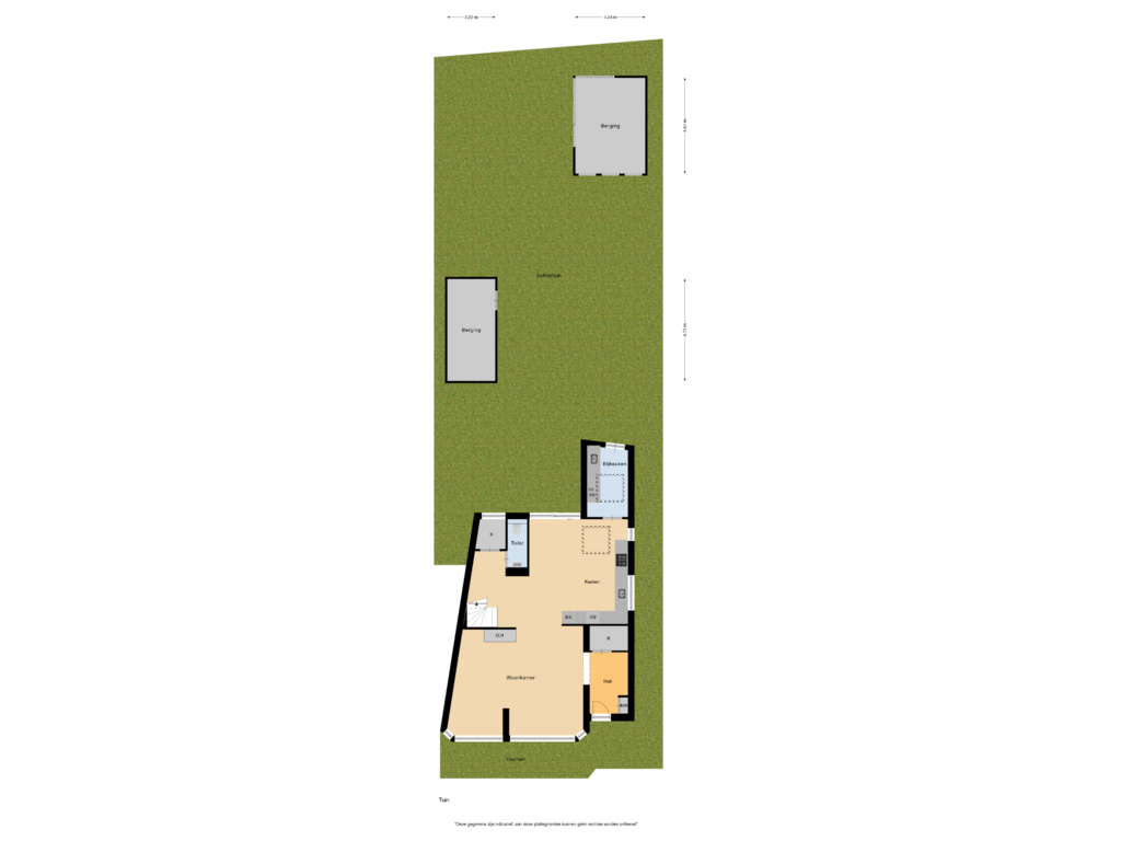 Bekijk plattegrond van Tuin van Dorpsstraat 776