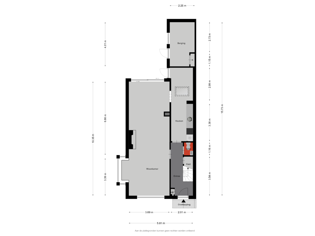 View floorplan of Begane Grond of Eijkmanstraat 10