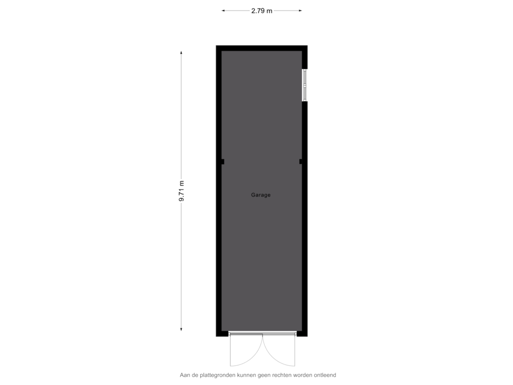 View floorplan of Garage of Eijkmanstraat 10