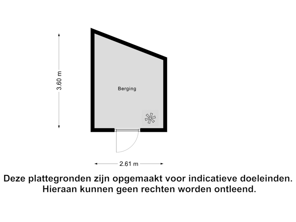 Bekijk plattegrond van Berging van Muntmeester 300