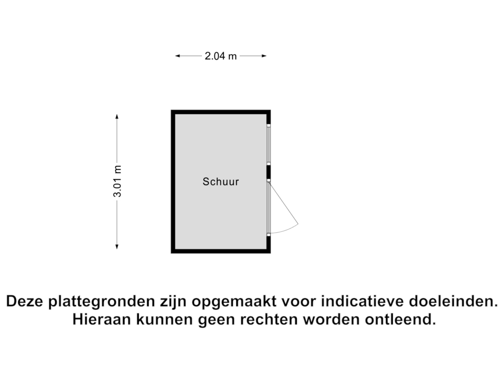 Bekijk plattegrond van Schuur van Nieuwe Vlissingseweg 312