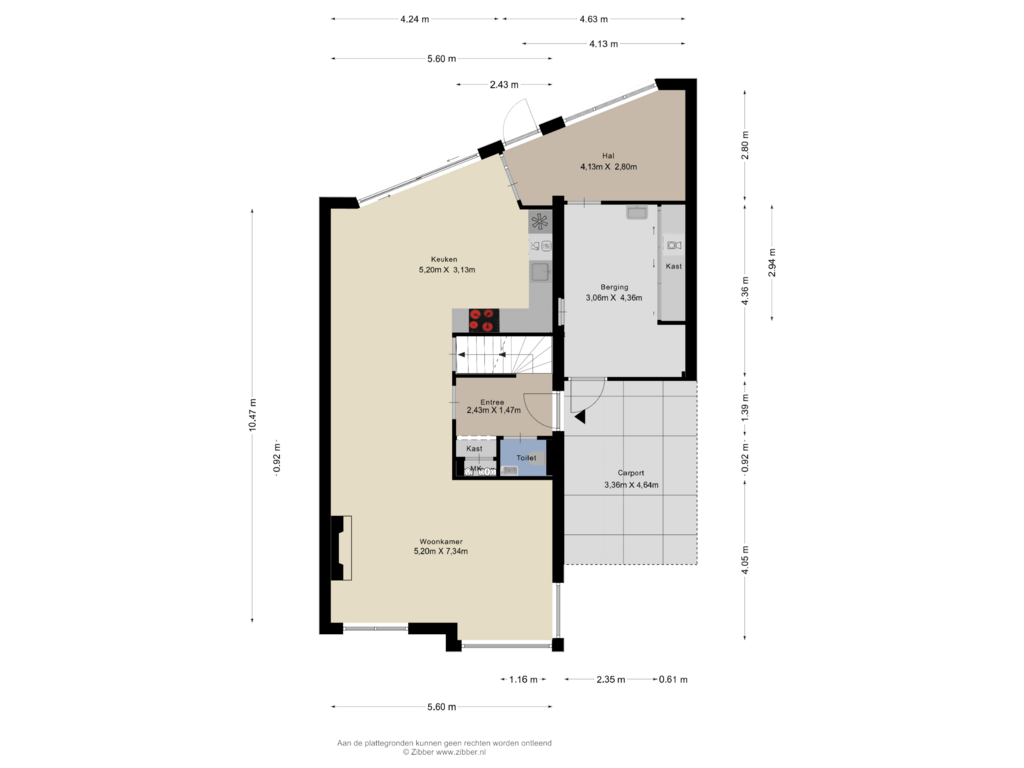 Bekijk plattegrond van Begane Grond van Drieske 11