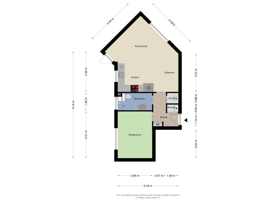 Bekijk plattegrond van Appartement van Arnemuidenhoek 11