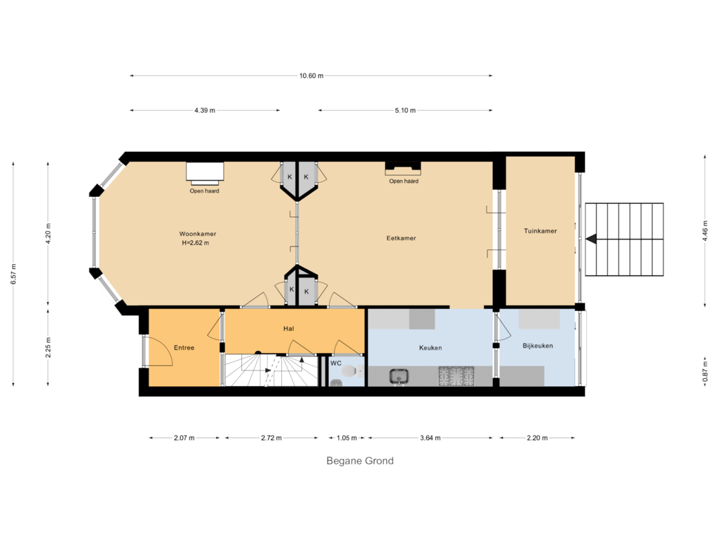 Bekijk plattegrond van Begane Grond van Burg. Dijckmeesterweg 25