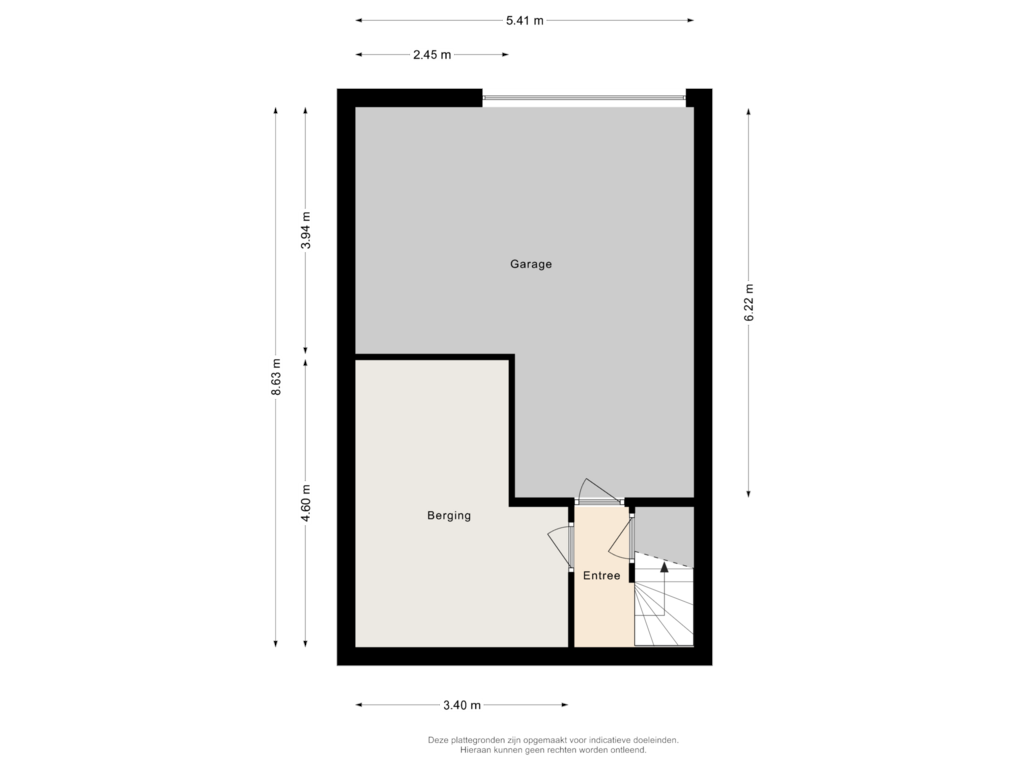 Bekijk plattegrond van Kelder van Jan Dirk z'n Dal 25