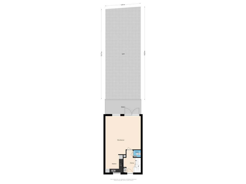 Bekijk plattegrond van Situatie van Jan Dirk z'n Dal 25