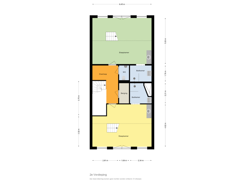 View floorplan of 2e Verdieping of Vaart ZZ 3