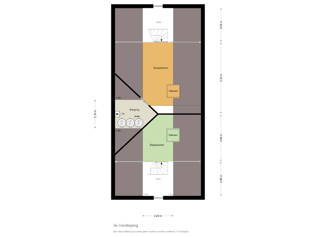 View floorplan of 3e Verdieping of Vaart ZZ 3