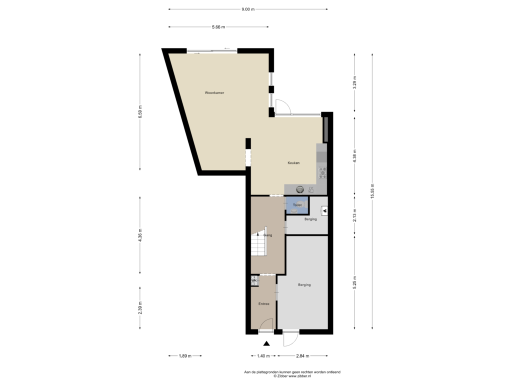 Bekijk plattegrond van Begane Grond van Schans 27