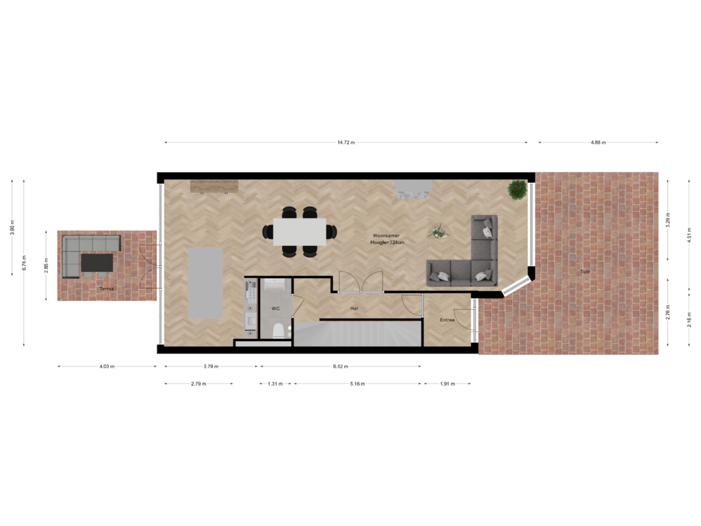 Bekijk plattegrond van First floor van Badhuisweg 64-A