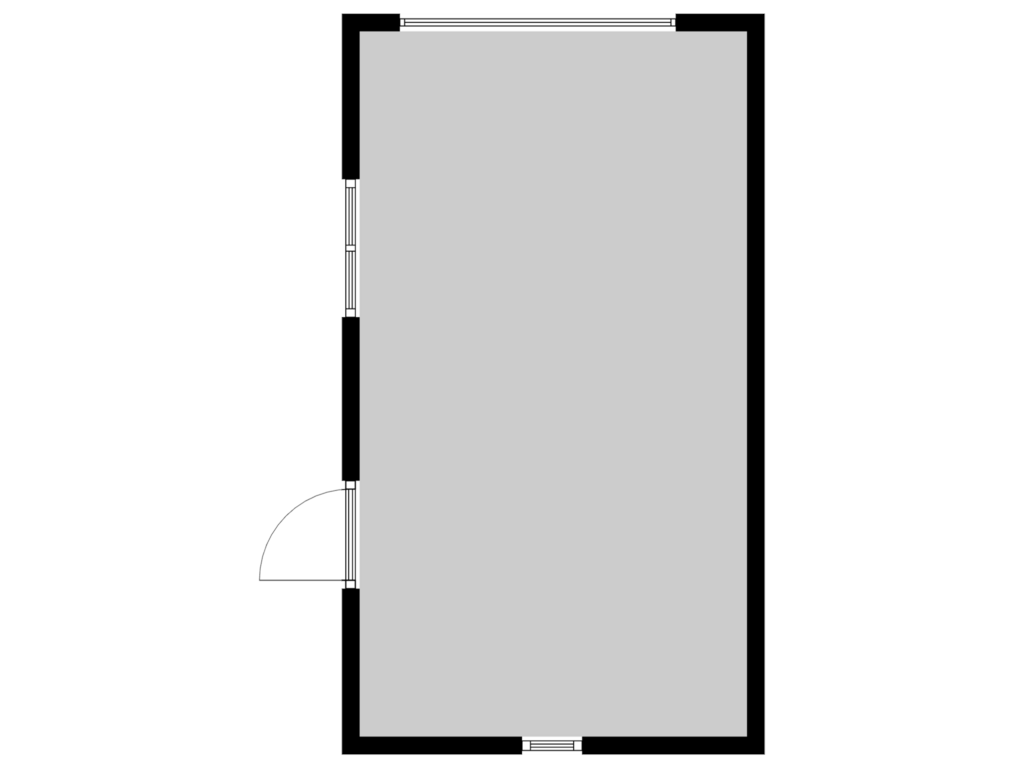 Bekijk plattegrond van Garage van Groteweg 44