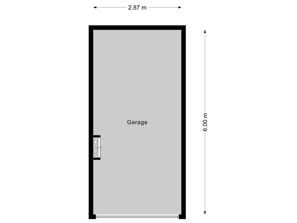 Bekijk plattegrond van Garage van Dikkersstraat 1-516