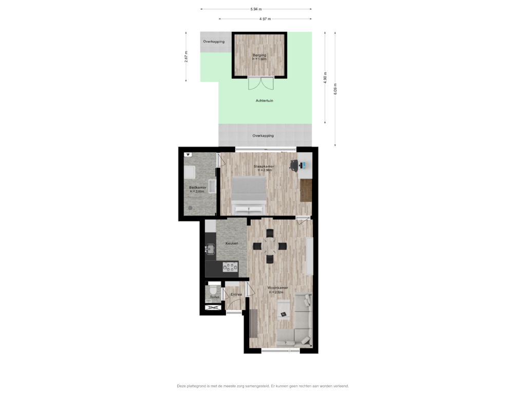 Bekijk plattegrond van Situatie van Dr. Kuyperstraat 55