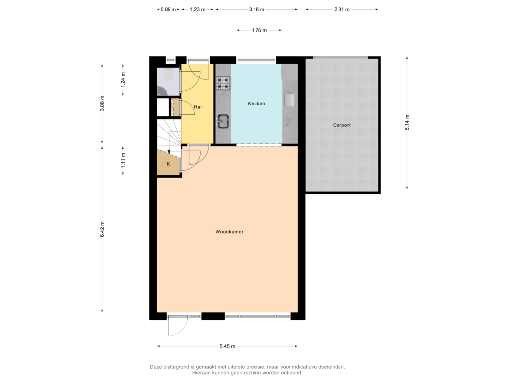 Bekijk plattegrond van Begane Grond van Schermer 47