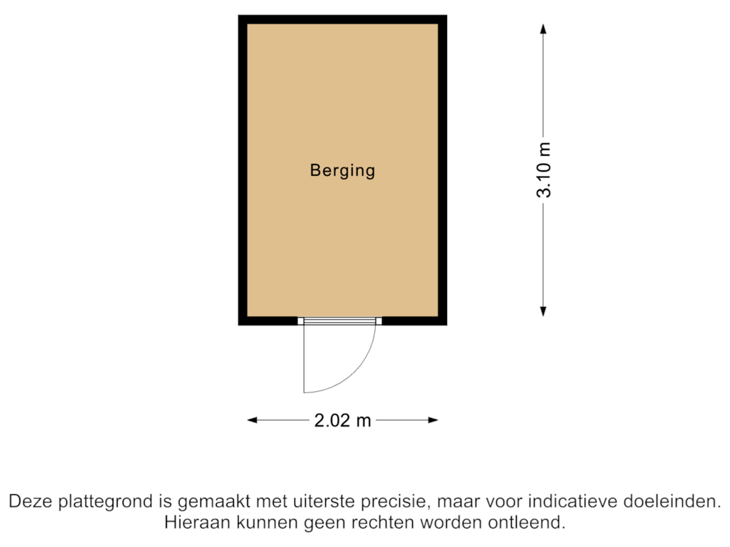 Bekijk plattegrond van Berging van Schermer 47