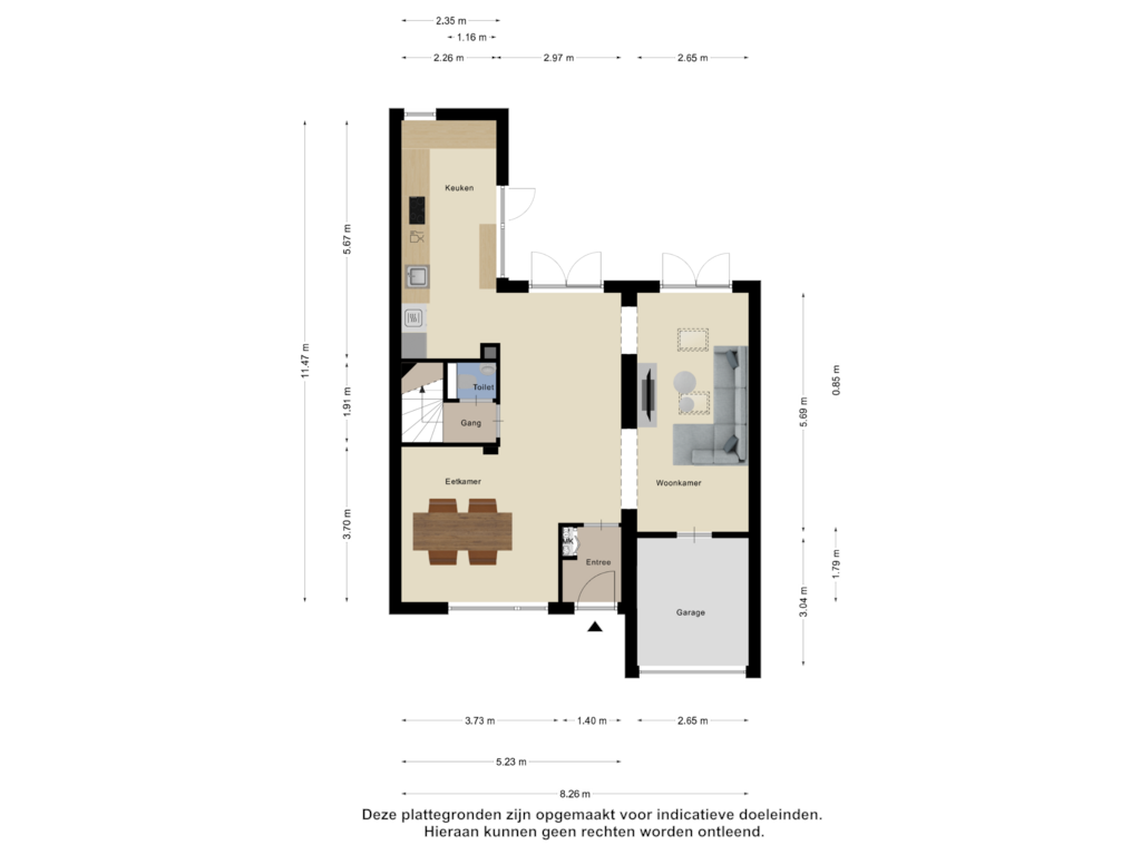 View floorplan of Begane Grond of Rietzanger 100