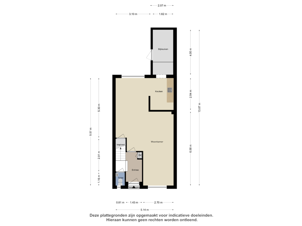 Bekijk plattegrond van Begane Grond van De Beukums 24