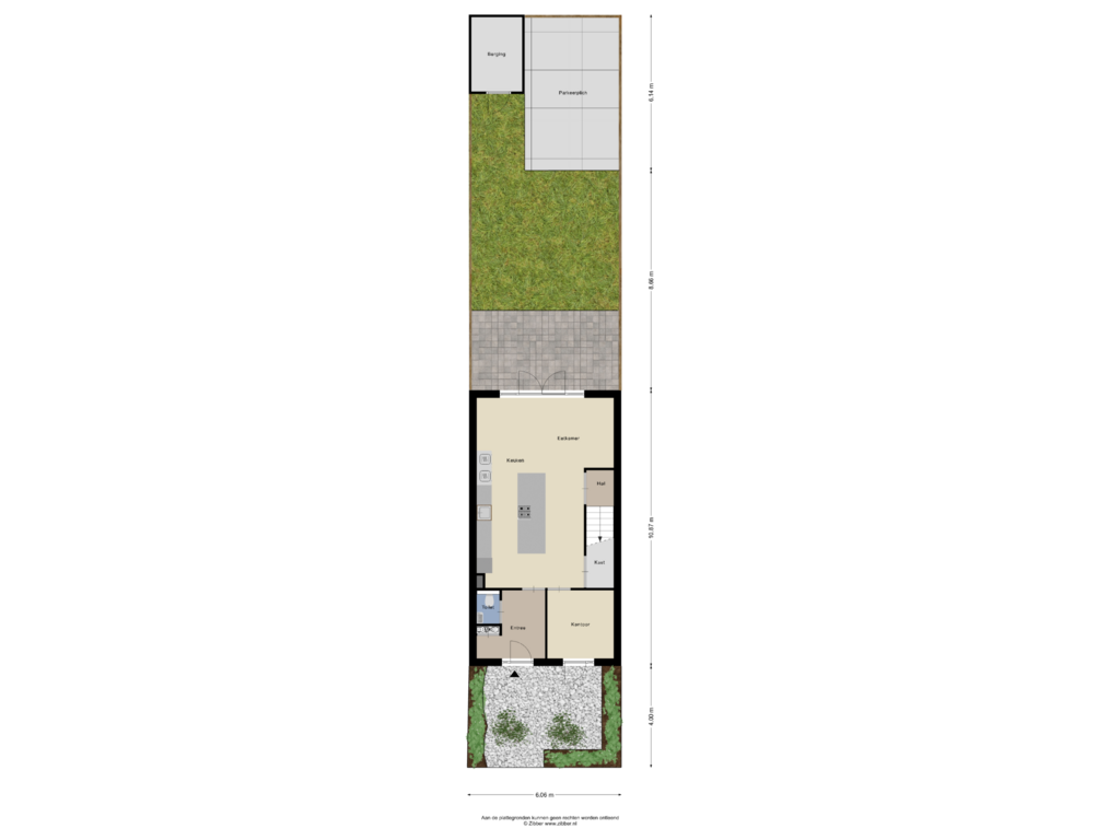 Bekijk plattegrond van Begane grond_tuin van Drutenkade 33