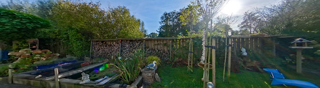 View 360° photo of Achtertuin of It Heechhout 3