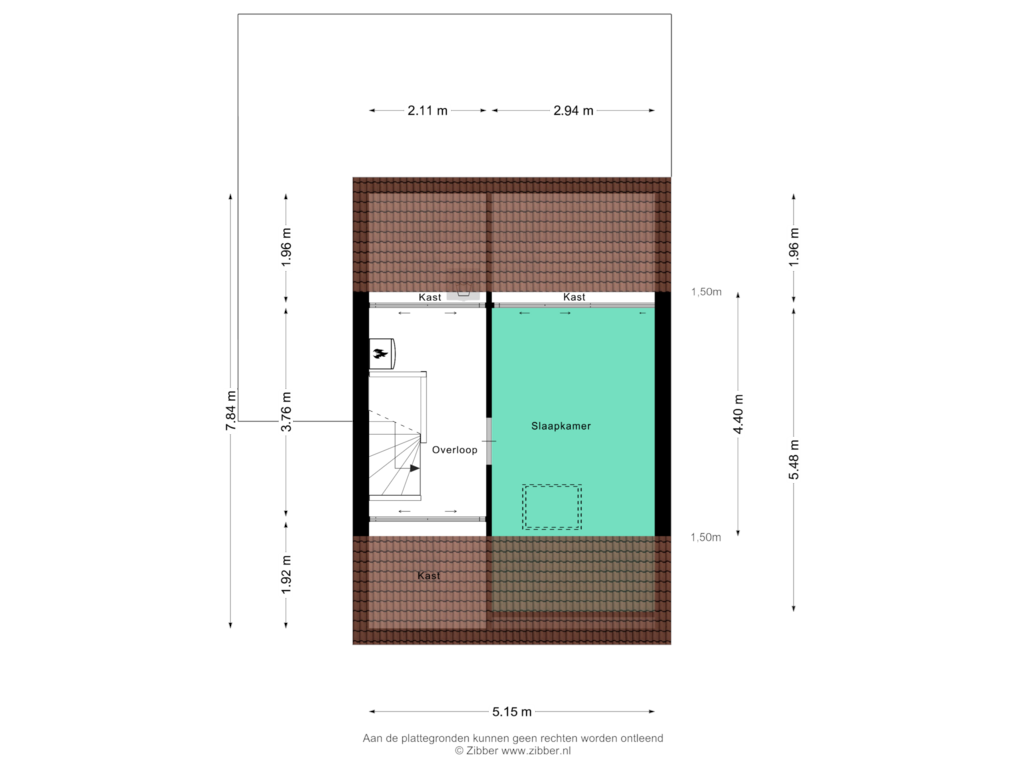 View floorplan of Zolder of Hannie Schaftplantsoen 31