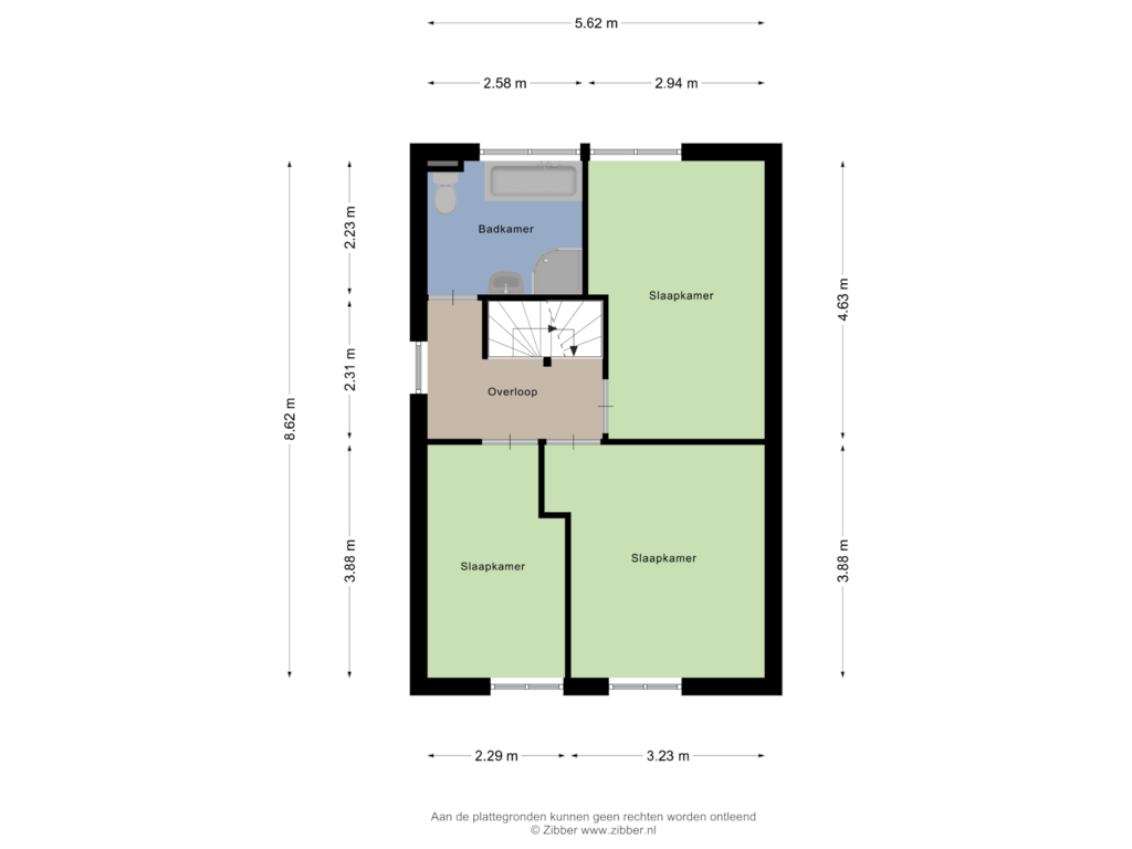 Bekijk plattegrond van Eerste verdieping van Brem 1