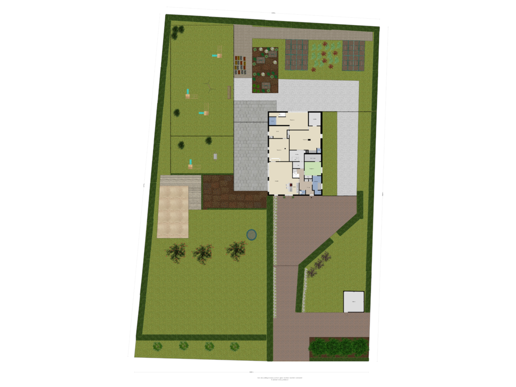 Bekijk plattegrond van Begane Grond _Tuin van Dwarsweg 2