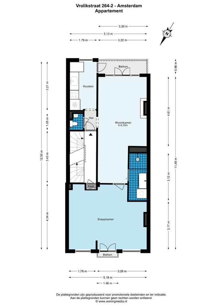 Foto 21 van Vrolikstraat 264-2