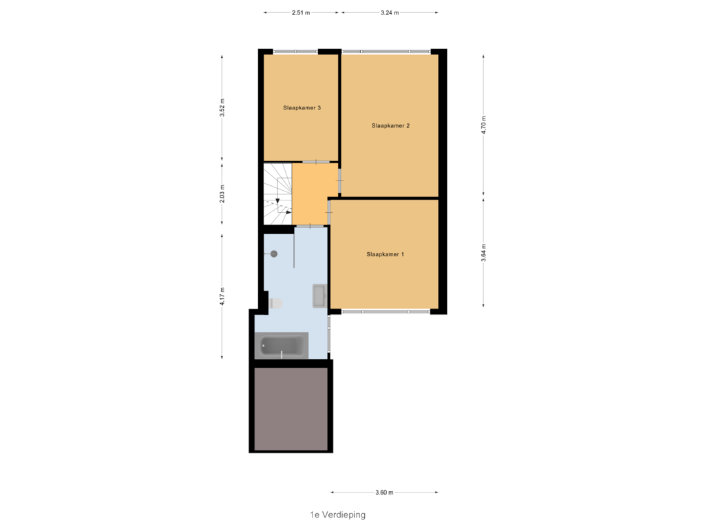 Bekijk plattegrond van 1e Verdieping van Perseus 2