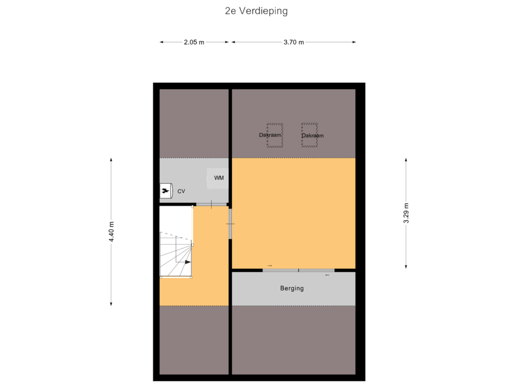 Bekijk plattegrond van 2e Verdieping van Perseus 2