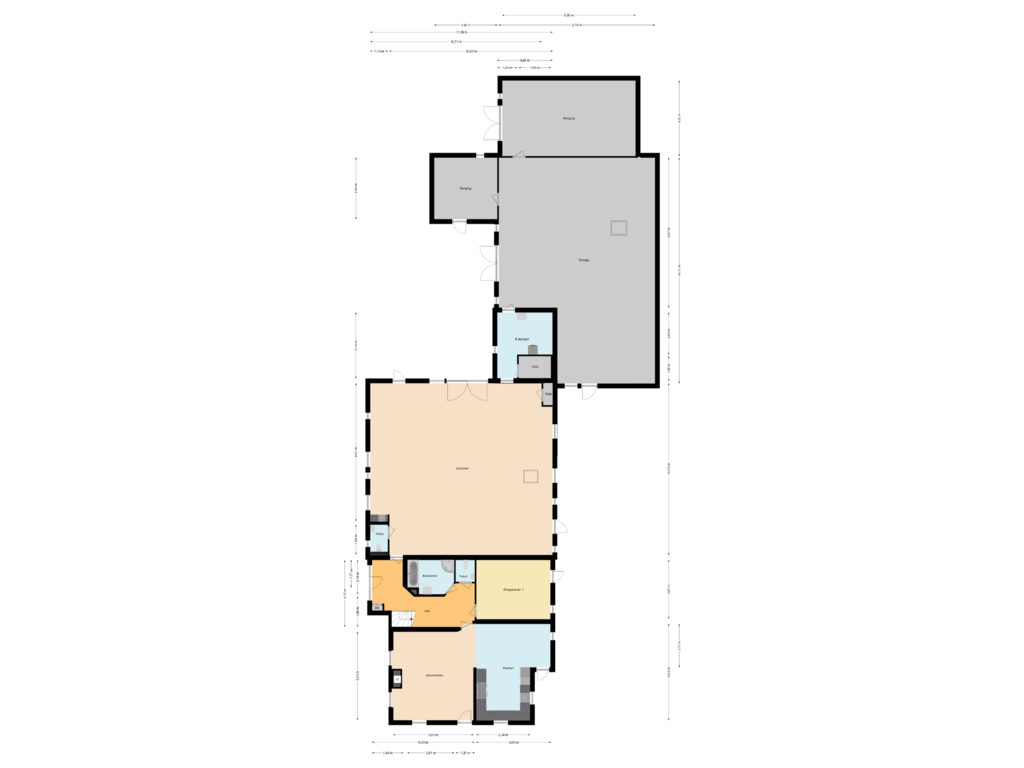 Bekijk plattegrond van Begane grond van Oud Avereest 52