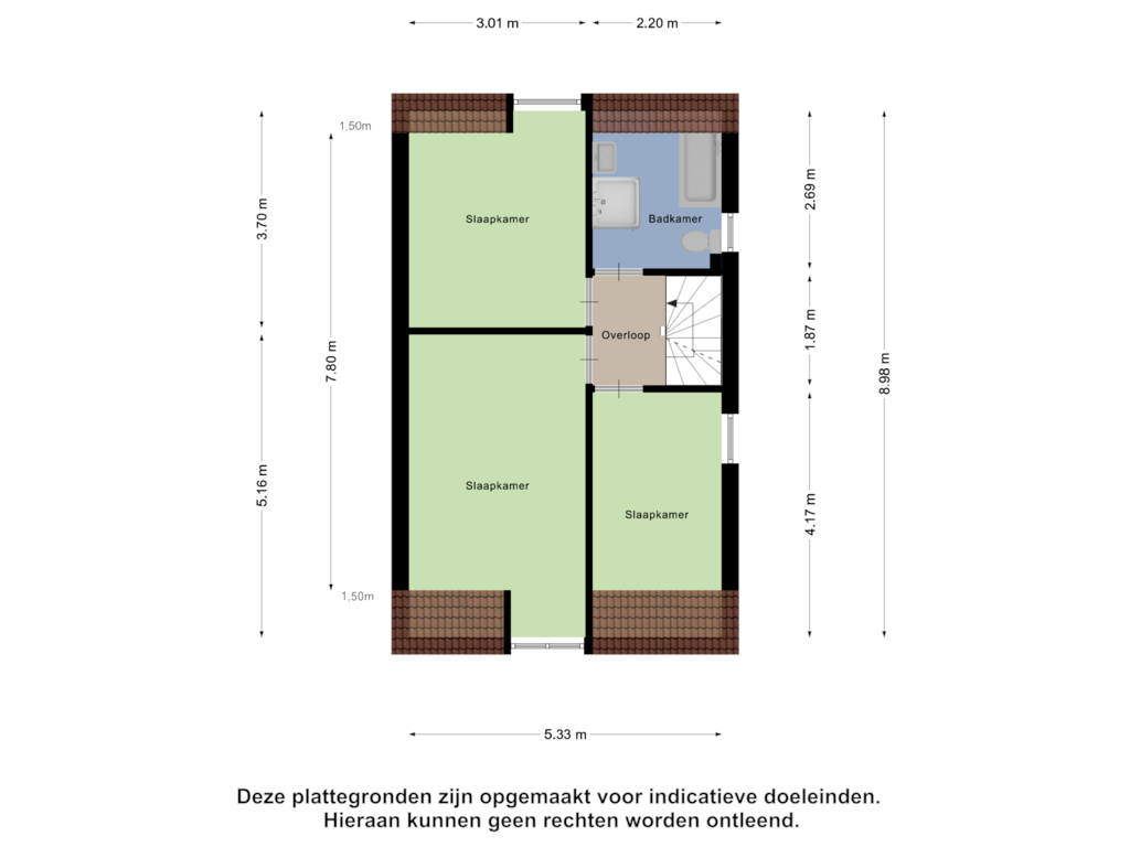 Bekijk plattegrond van Eerste Verdieping van Meester ter Voertstraat 6