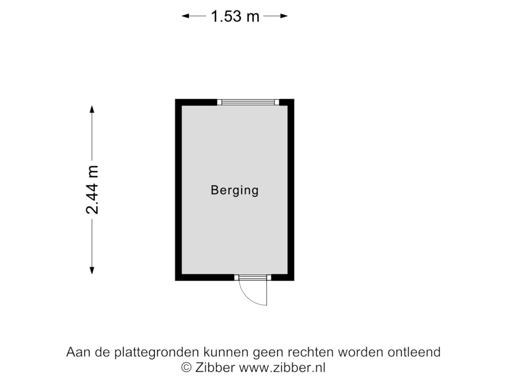 Bekijk plattegrond van Berging van Aureliushof 143-H