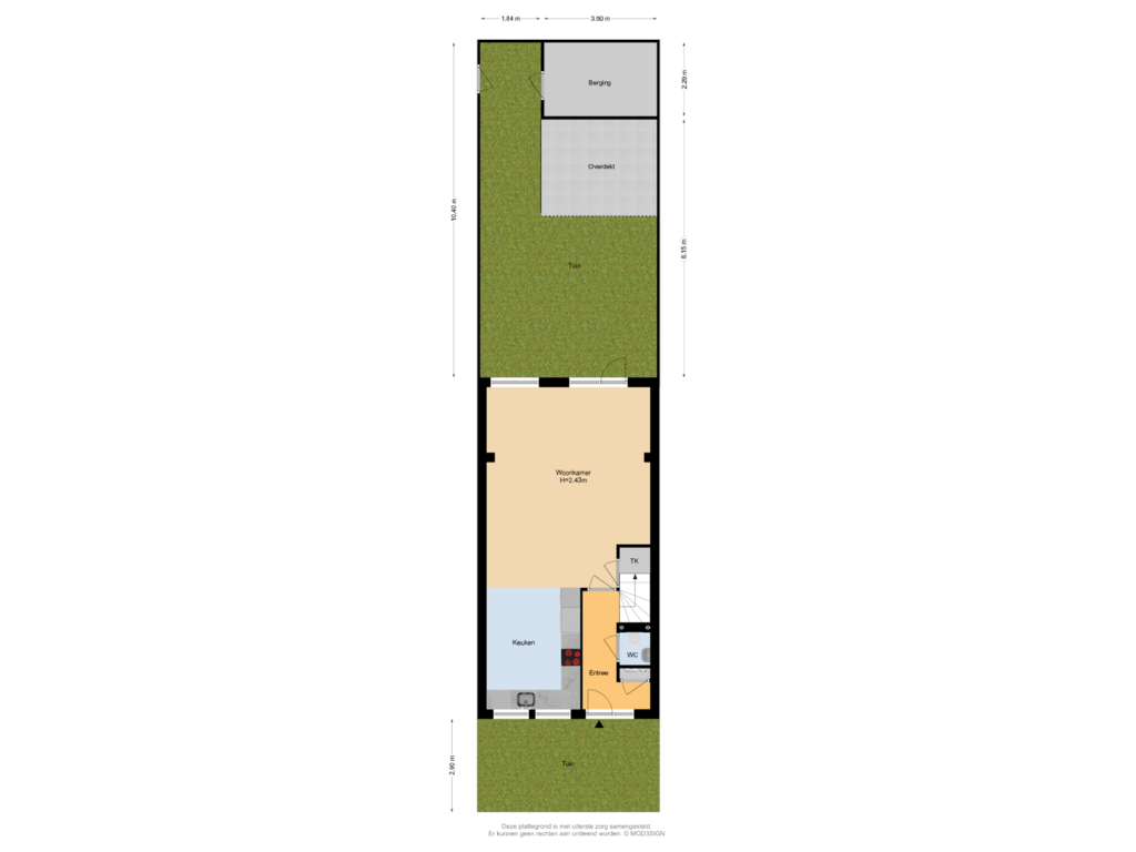 Bekijk plattegrond van Situatie van Blauwe Zeedistel 7