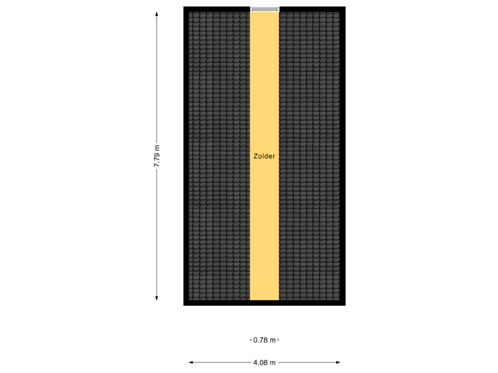 Bekijk plattegrond van Zolder van Loweg 78