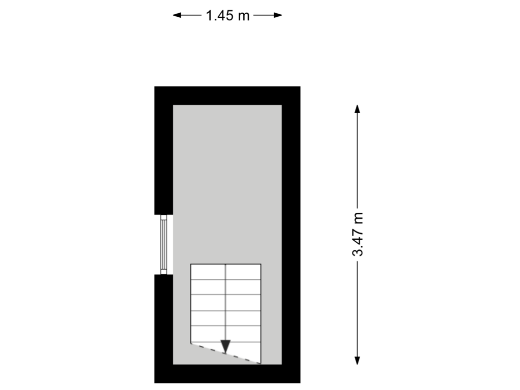 Bekijk plattegrond van Kelder van Loweg 78