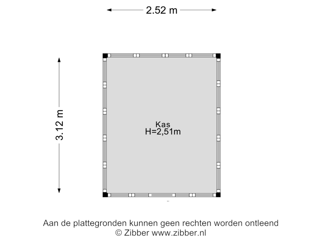 Bekijk plattegrond van Kas van Het Ham 20