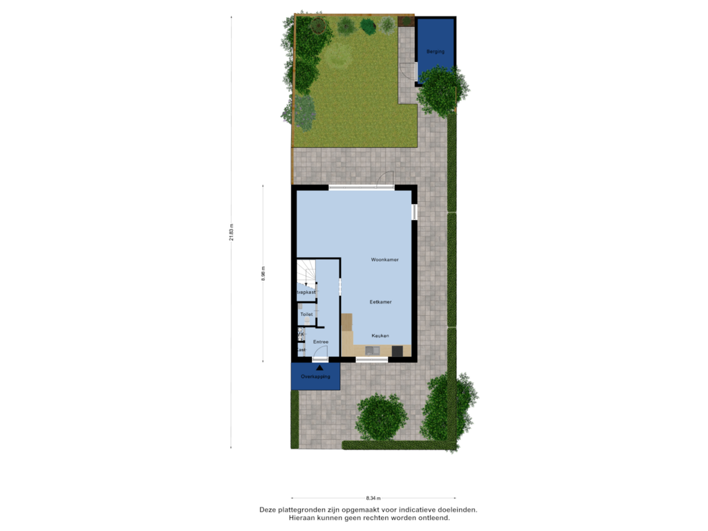 Bekijk plattegrond van Begane Grond Tuin van Venraystraat 33