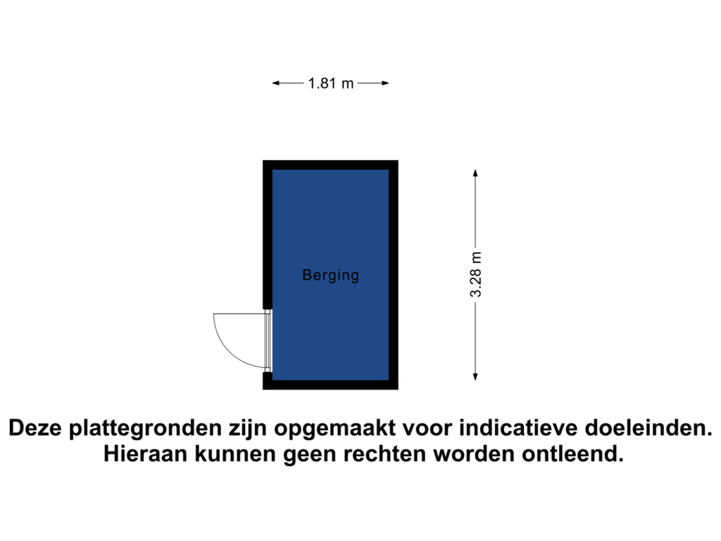 Bekijk plattegrond van Berging van Venraystraat 33