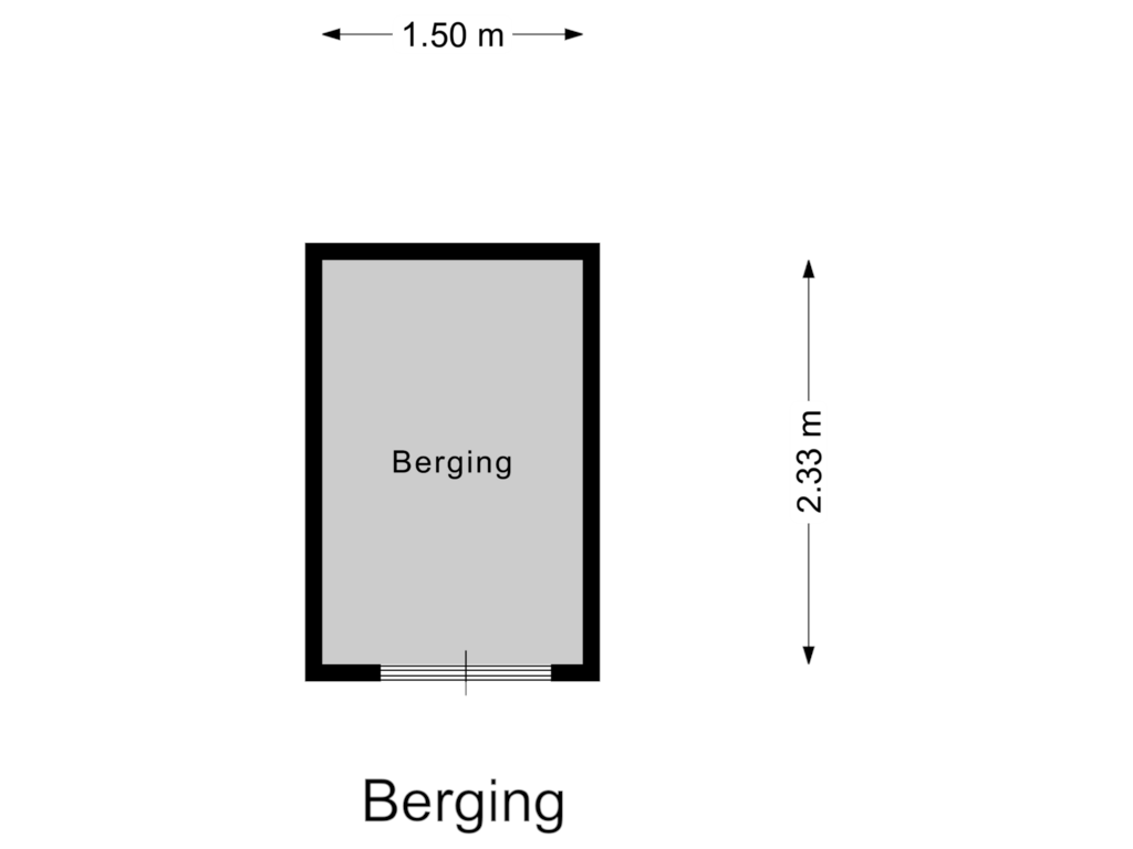 Bekijk plattegrond van Berging van Boulevard Bankert 440